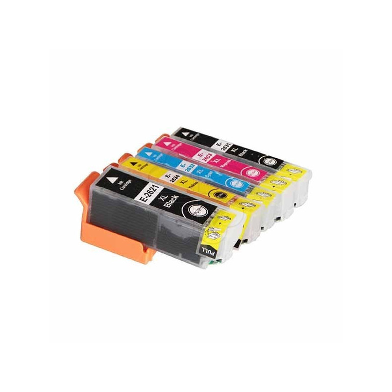  Pack  de 5 cartouches compatibles Epson  T2635